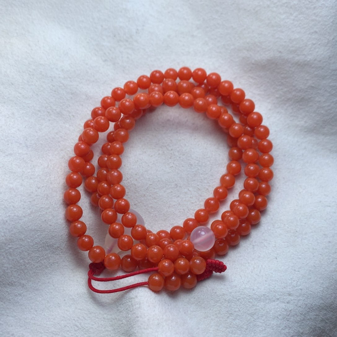 南红玛瑙5➕108圈未镶嵌