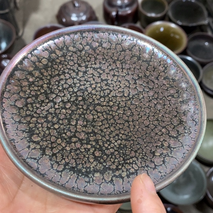 茶盏建阳建盏微瑕壶承