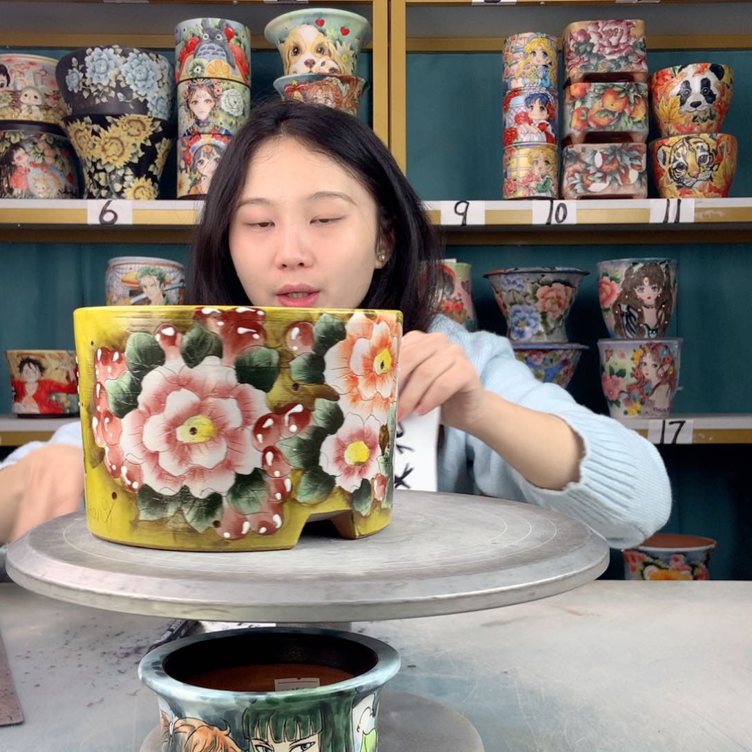 罐景德镇手工瑕疵943