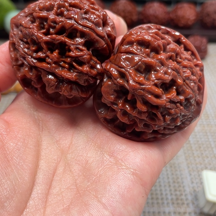 把件桃核官帽文玩核桃48