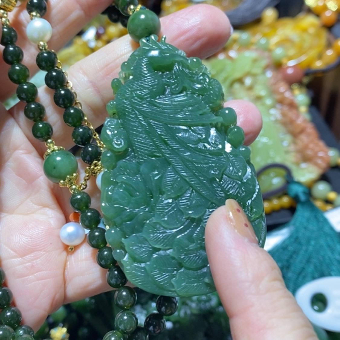 【闪购商品】和田玉毛衣链未镶嵌