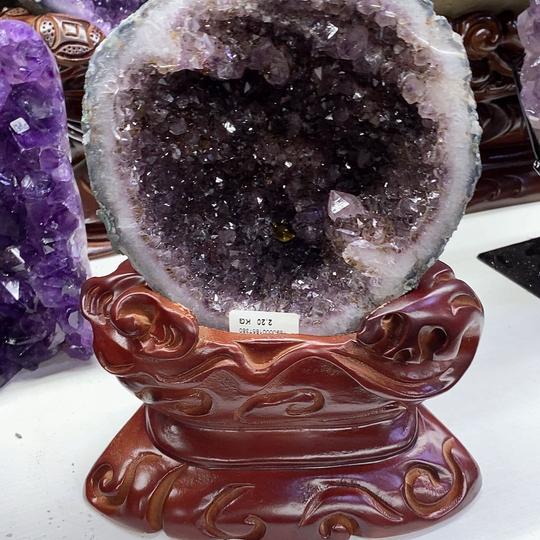 未镶嵌大型摆件（非配饰）紫晶小葛