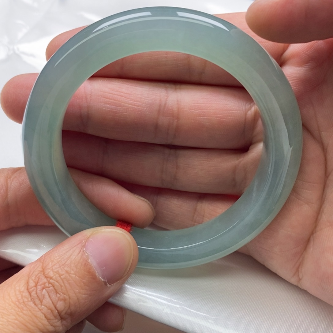 小***花翡翠未镶嵌手镯天然缅甸翡翠手镯A货（分两单1）