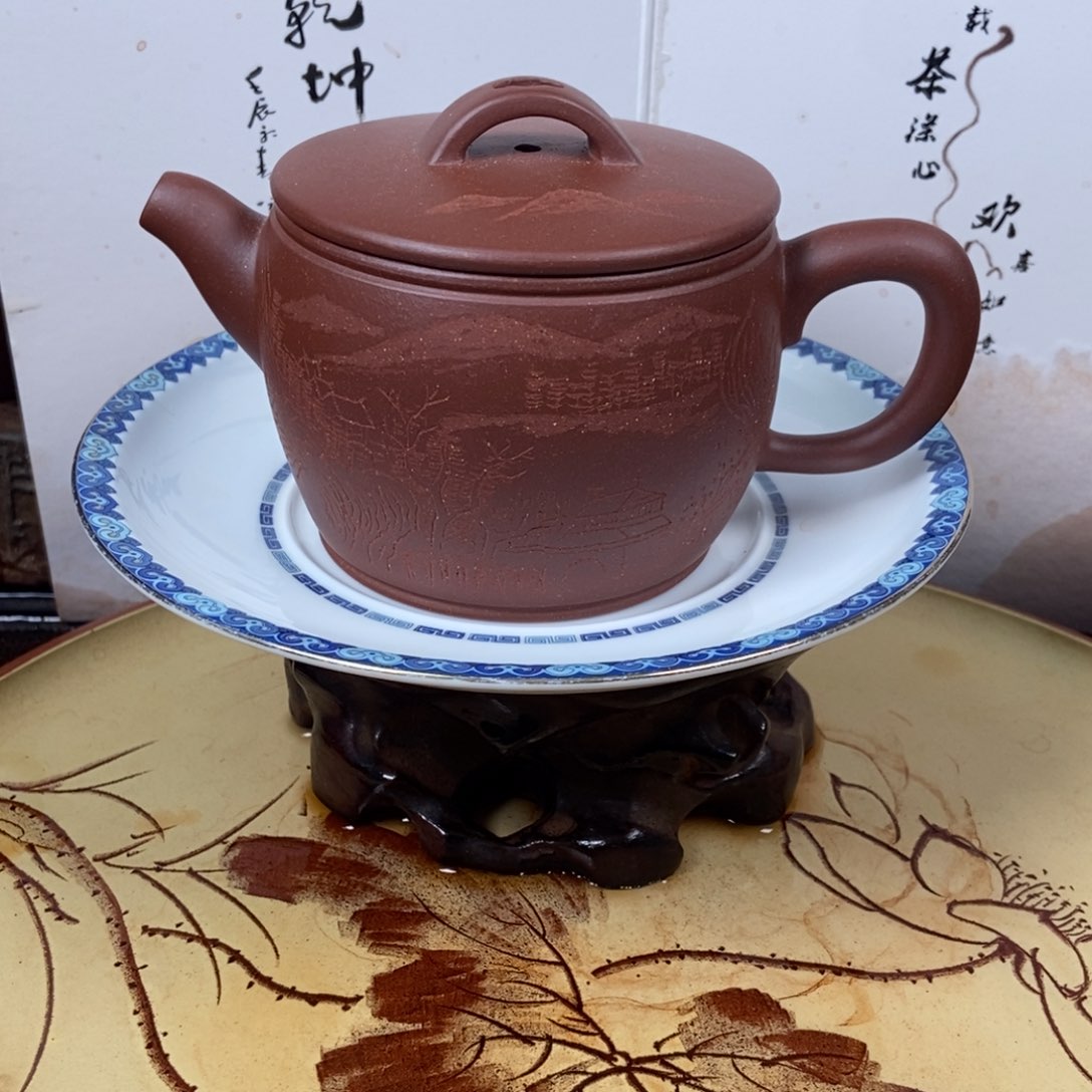 紫砂茶壶全手240 容量宜兴紫砂壶