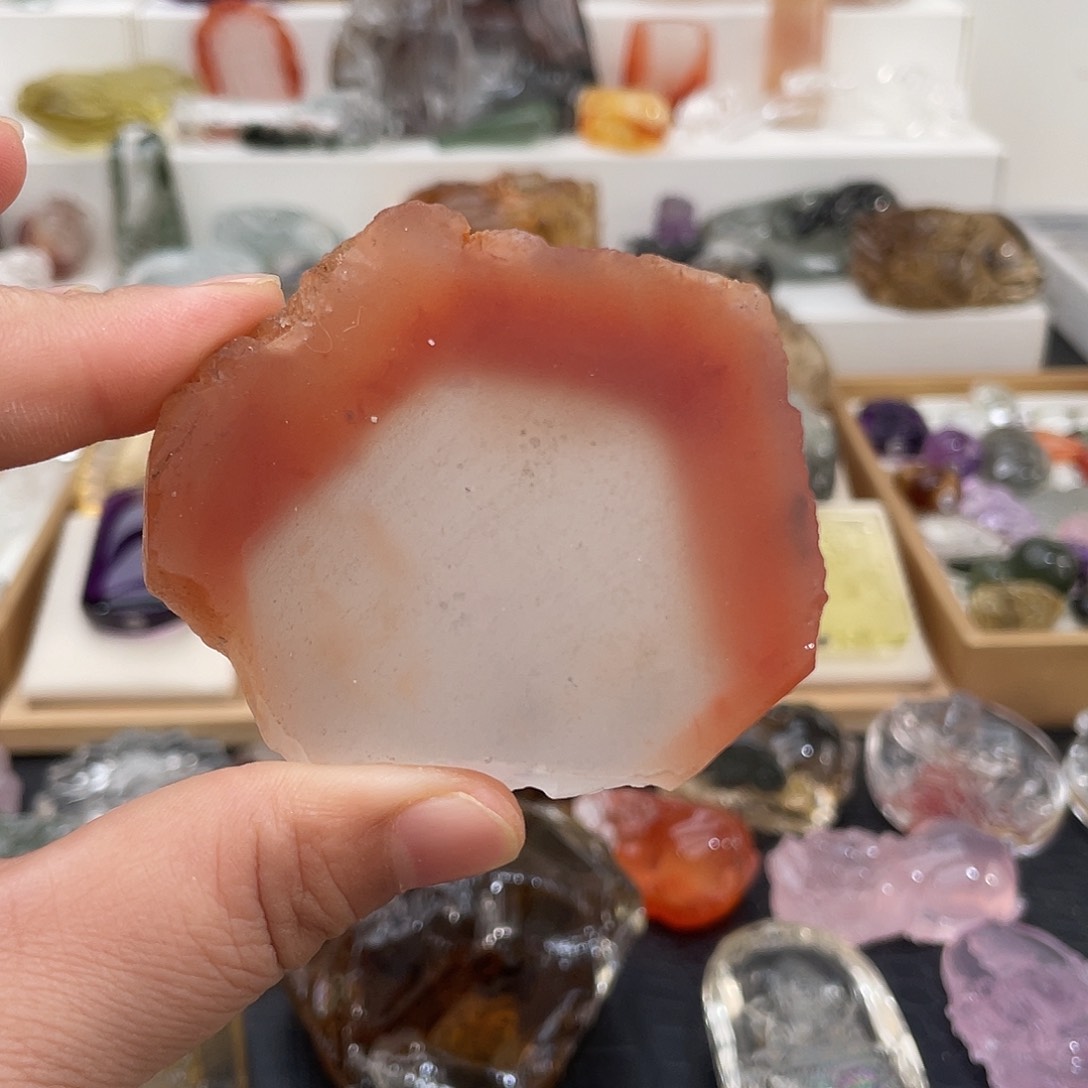 水晶颈饰未镶嵌老****糖定制