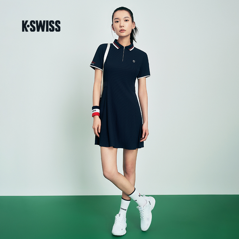 KSWISS盖世威网球裙女士速干网球服运动网球连衣裙裤运动服198080