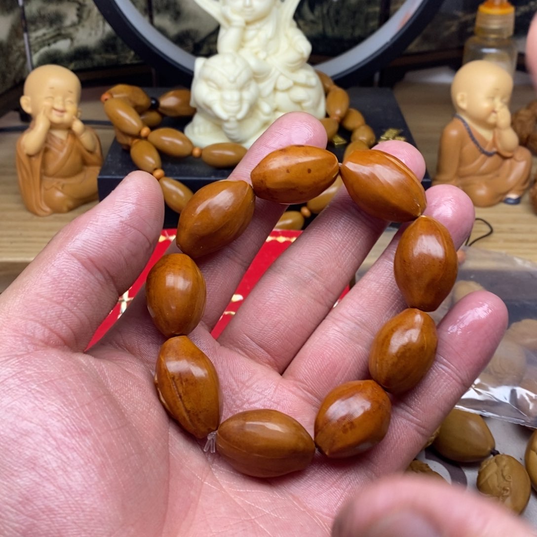 橄榄核手串/手链橄榄核雕刻工艺手串7