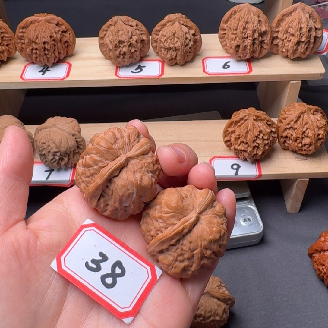 模***!把件文玩核桃全品37尺一帆风顺