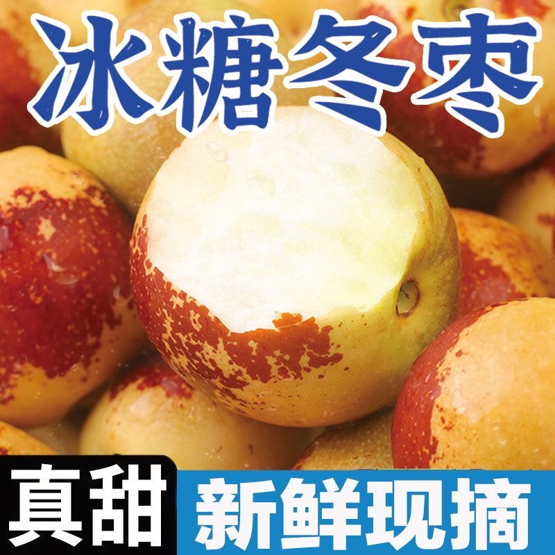 【高品质包邮】脆甜沾化冬枣冰糖冬枣爆甜多汁大枣新鲜水果 5斤