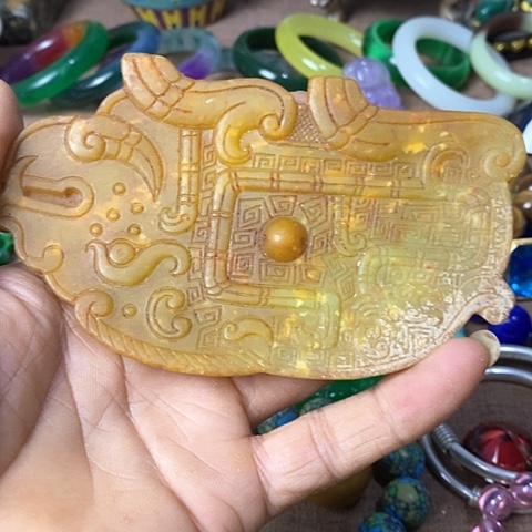 瓷片瓷器紫砂壶摆件