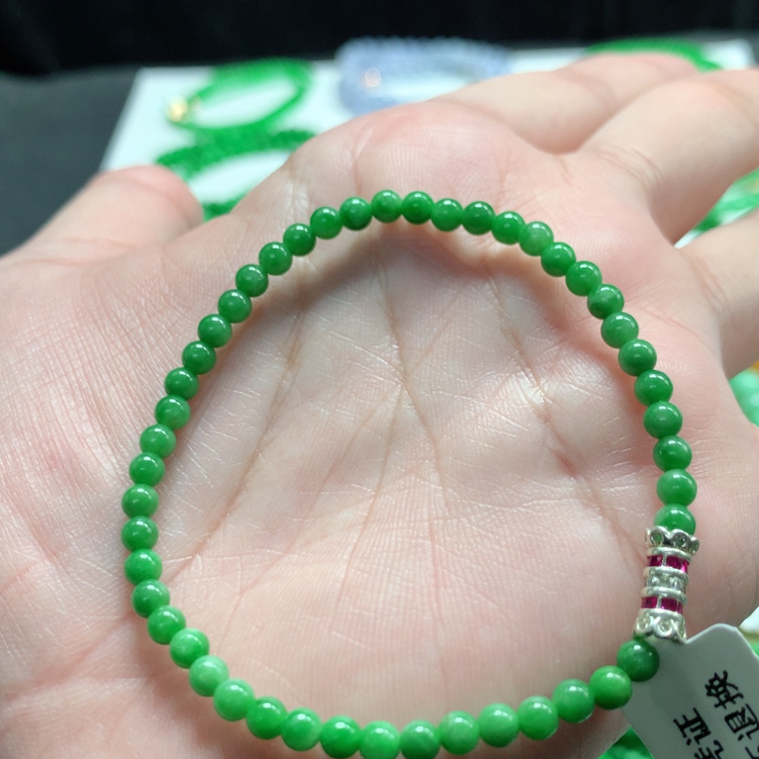 翡翠未镶嵌手链翡翠