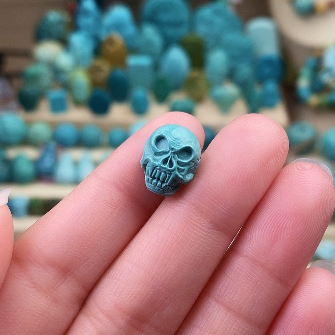 绿松石珠宝奇石未镶嵌