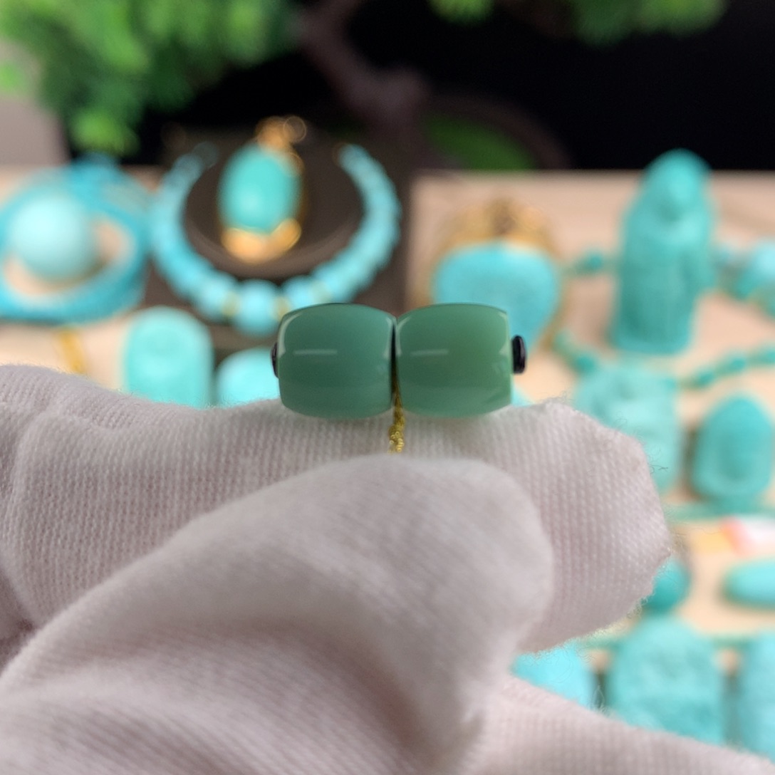 绿松石配珠卡7.5未镶嵌