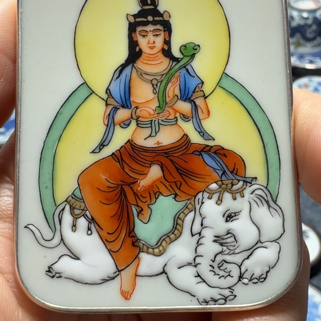 仲***阳摆件陶精品挂件一个