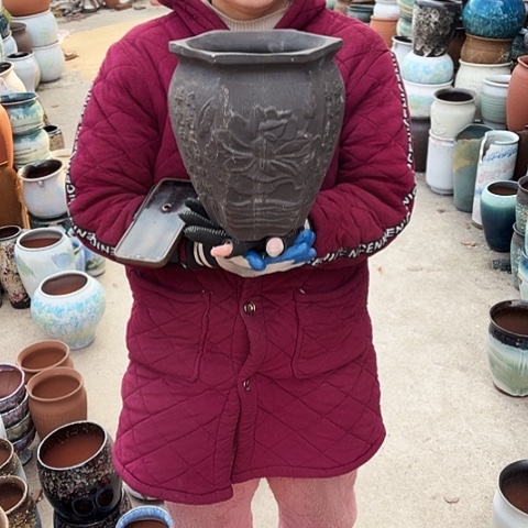 口18高24，瑕疵盆子 