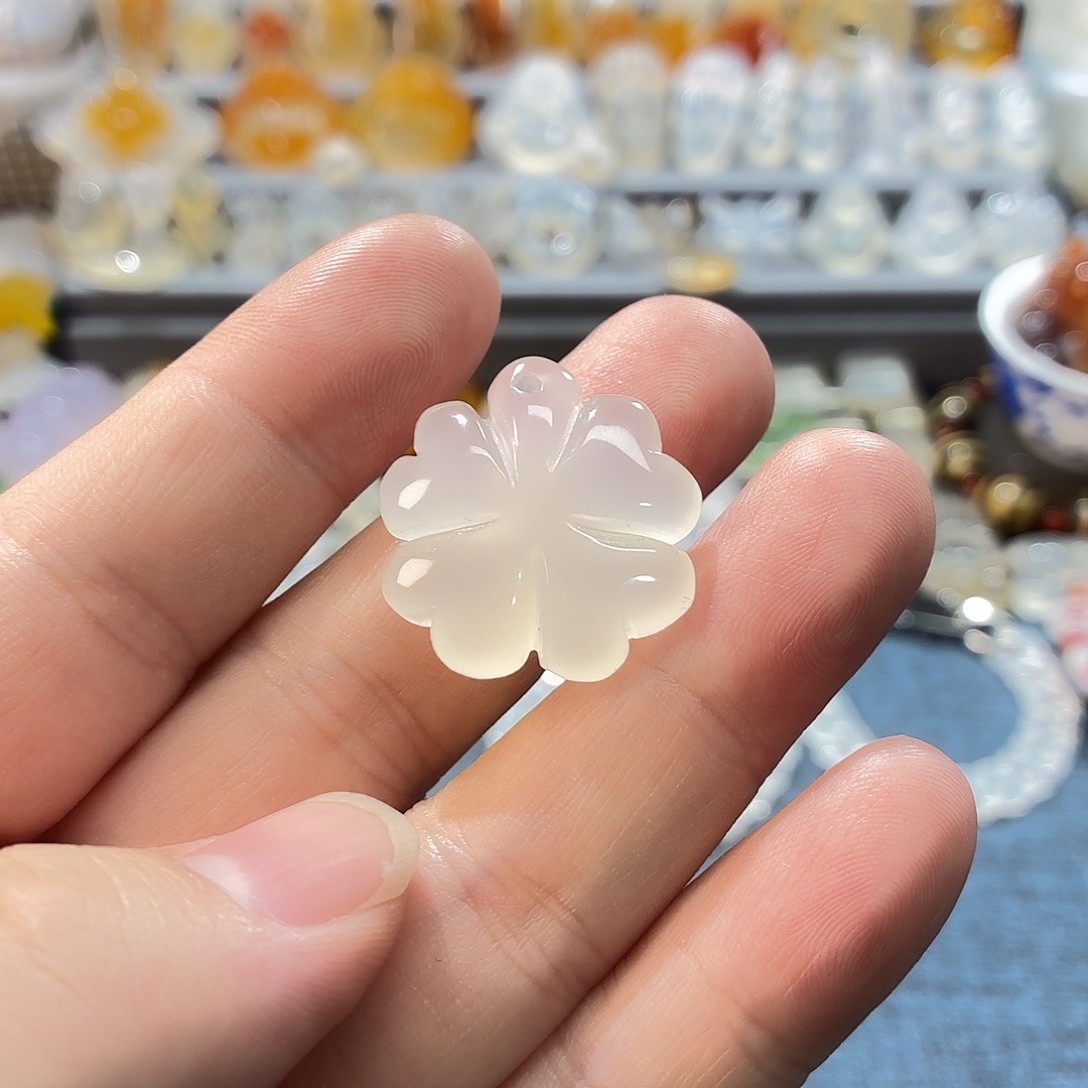 玛瑙/玉髓未镶嵌吊坠(不含链)