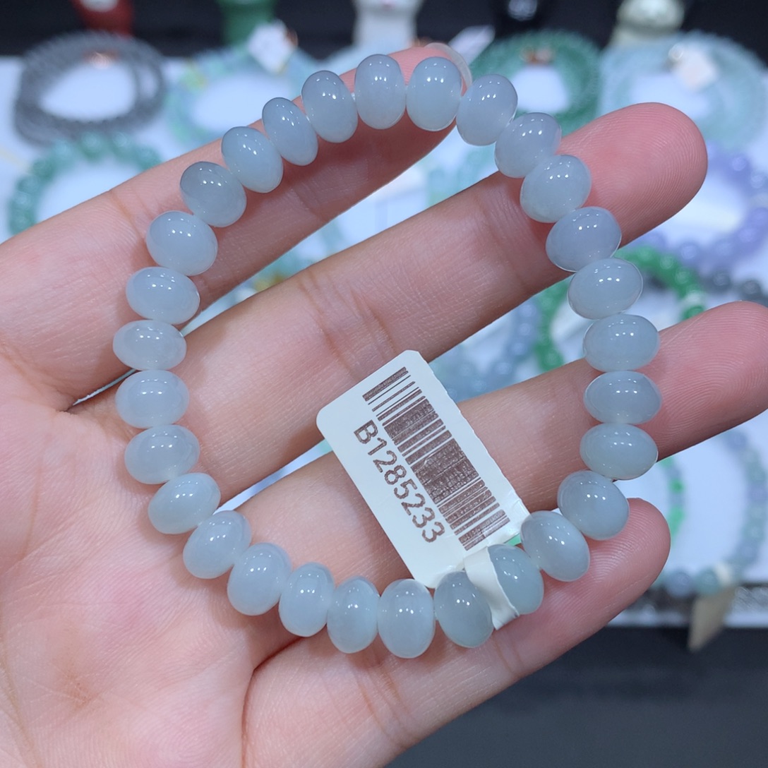 未镶嵌手串翡翠天然