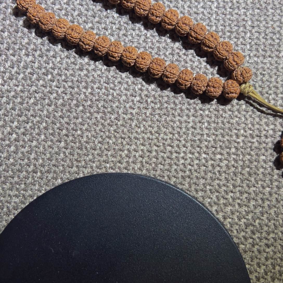 金刚菩提吊坠10凹底梅花单圈