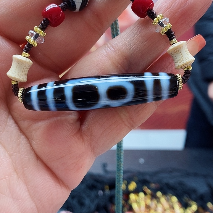 玛瑙/玉髓颈饰合金