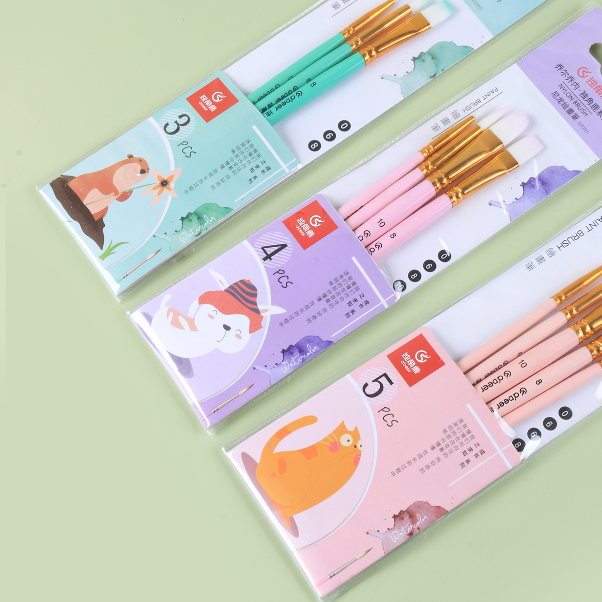 独角鹿画笔一套数字油画专用画笔直播间同款主播推荐款式