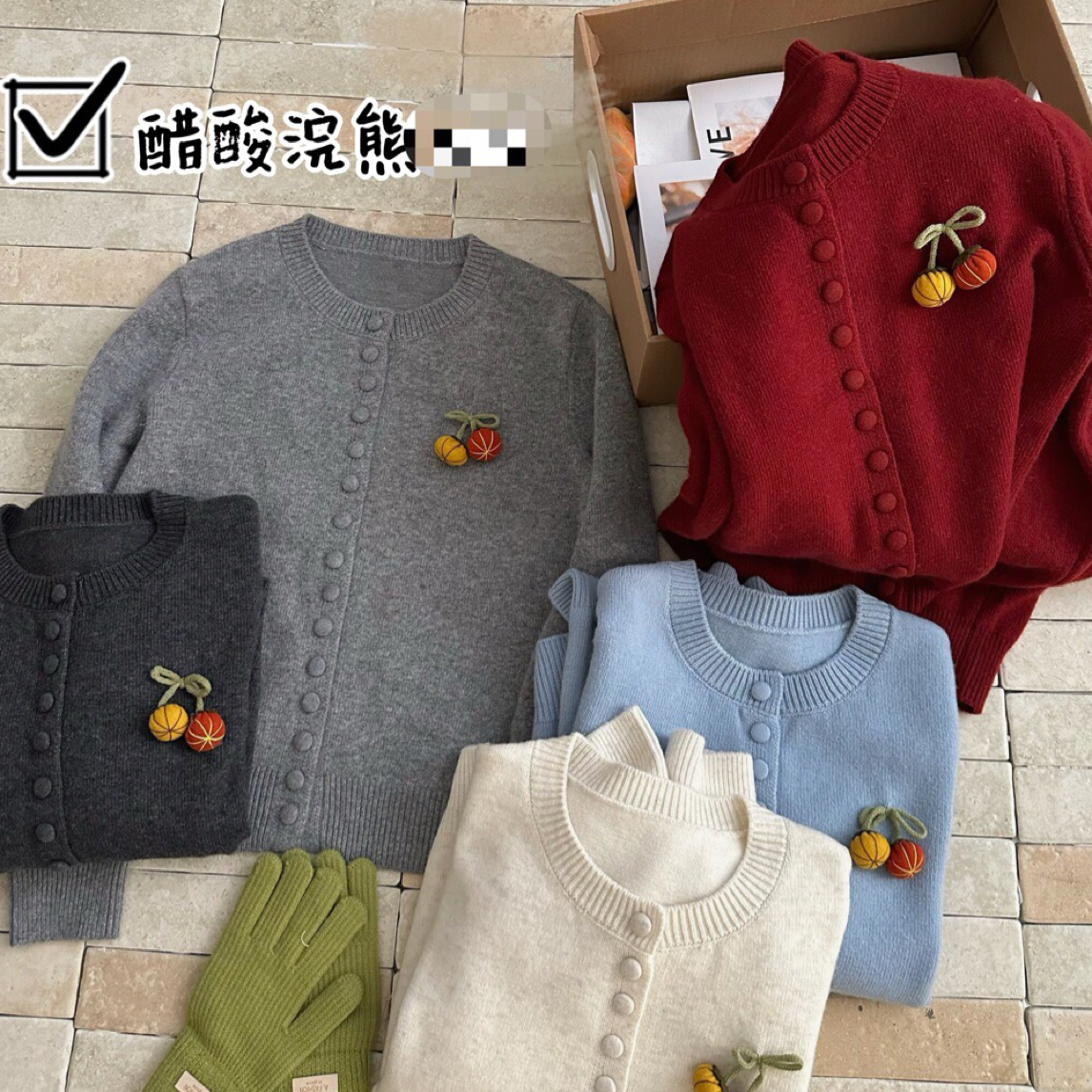 6818意凡薄款针织长袖宽松型常规毛针织衫秋冬百搭时尚针织衫