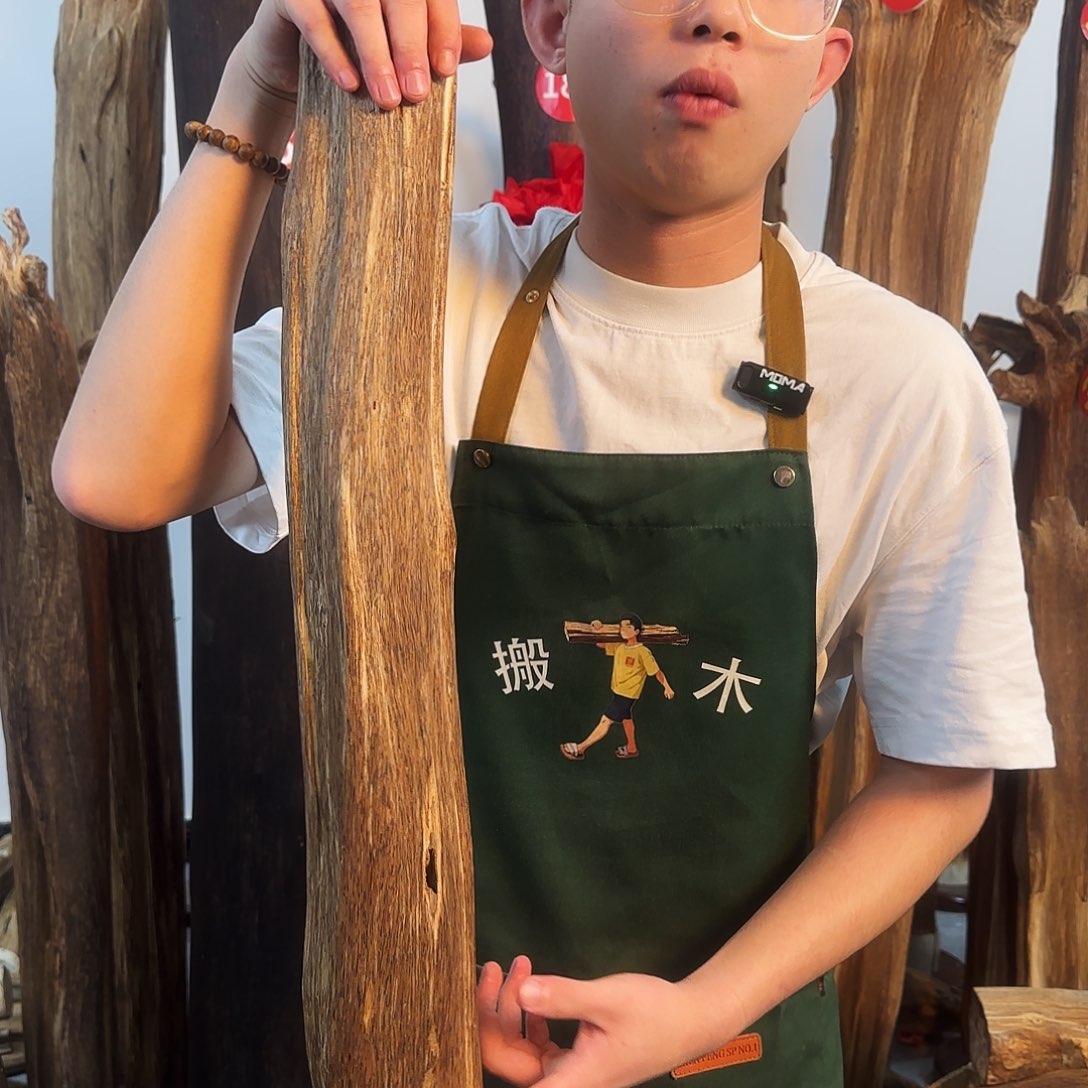 沉香摆件天然沉香原木摆件➕底座