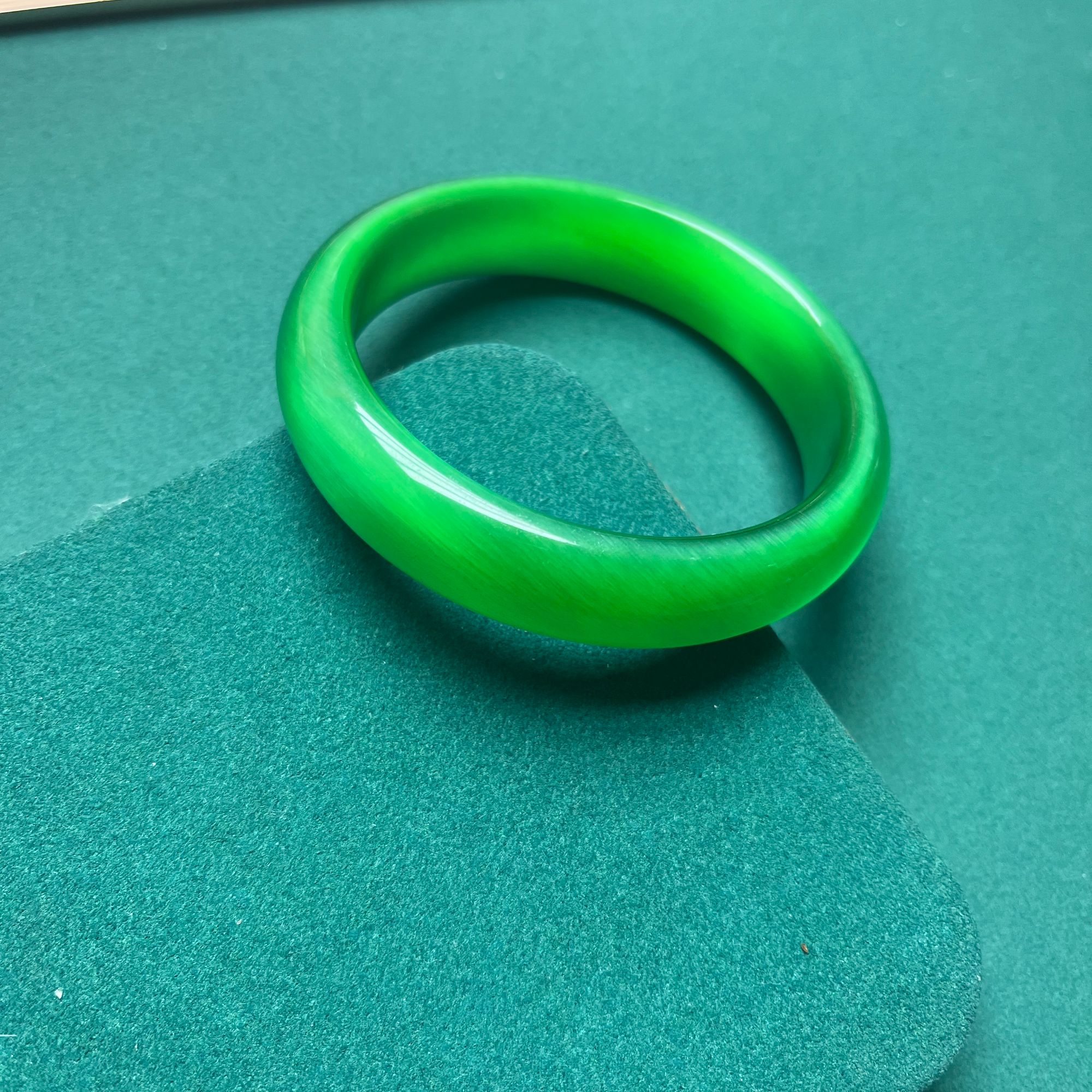 手镯 手镯 A1313   满绿猫眼正圈手镯