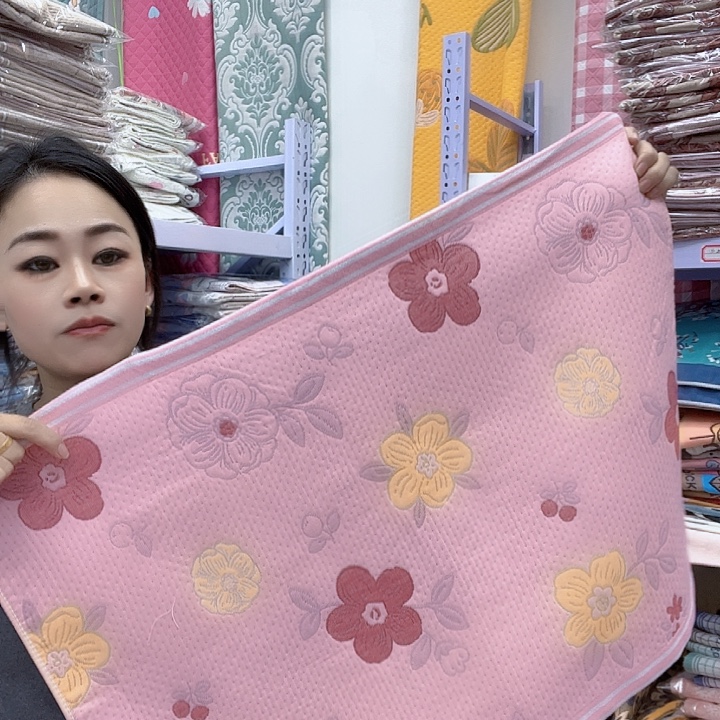 棉粉色五朵花纯棉