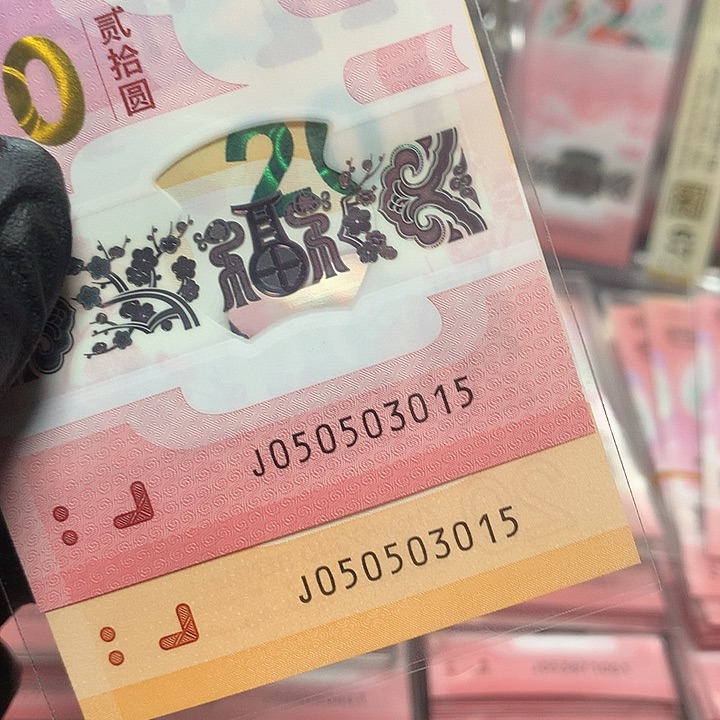 050503015龙钞蛇钞无四七全同一对裸钞