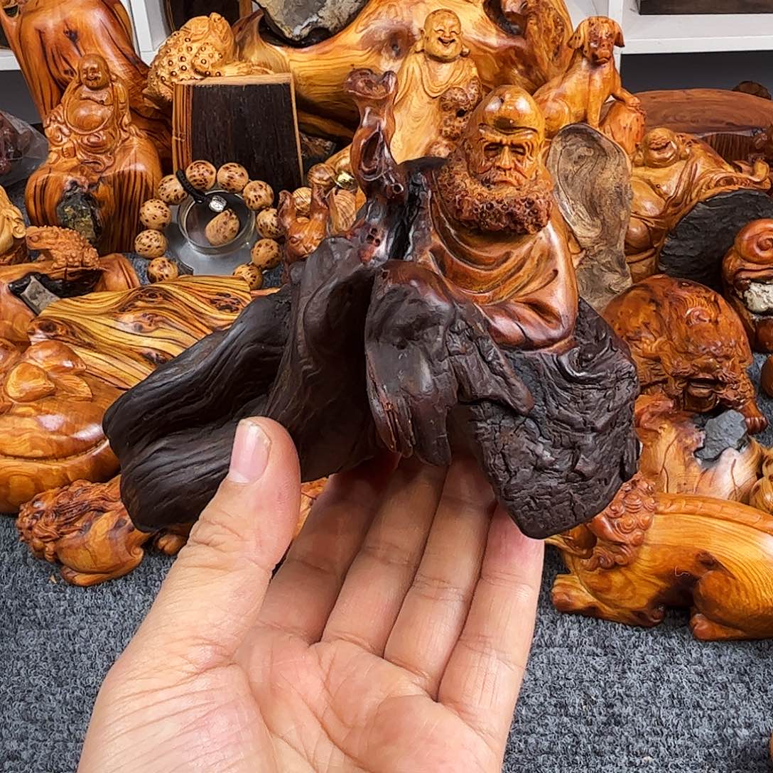 柏木太行崖柏骨料标本达摩