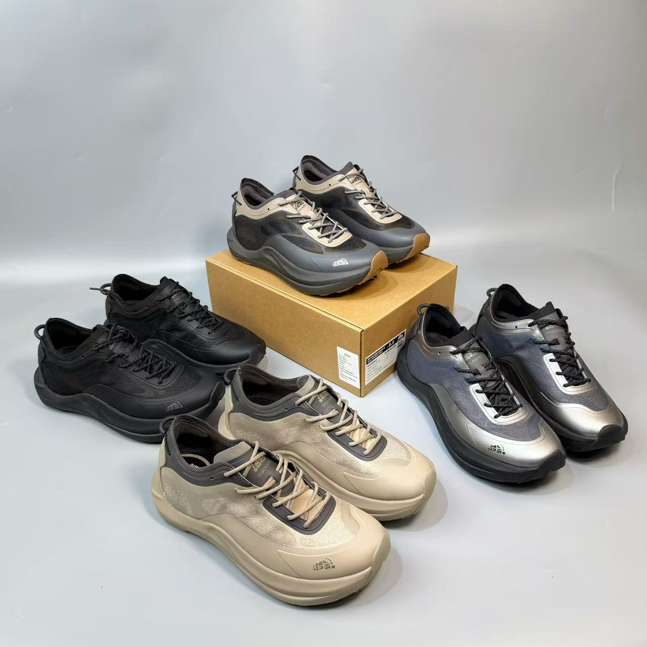 TRACEABLE男女N款越野跑鞋缓震回弹适合跑山徒步的户外运动鞋6665