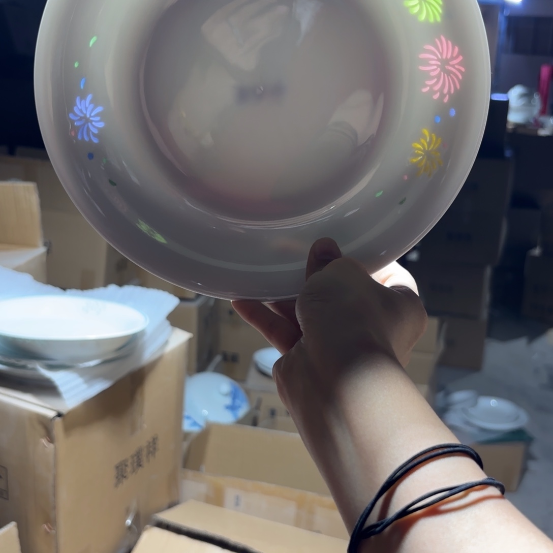 玉瓷景德镇陶瓷盘子两只好的