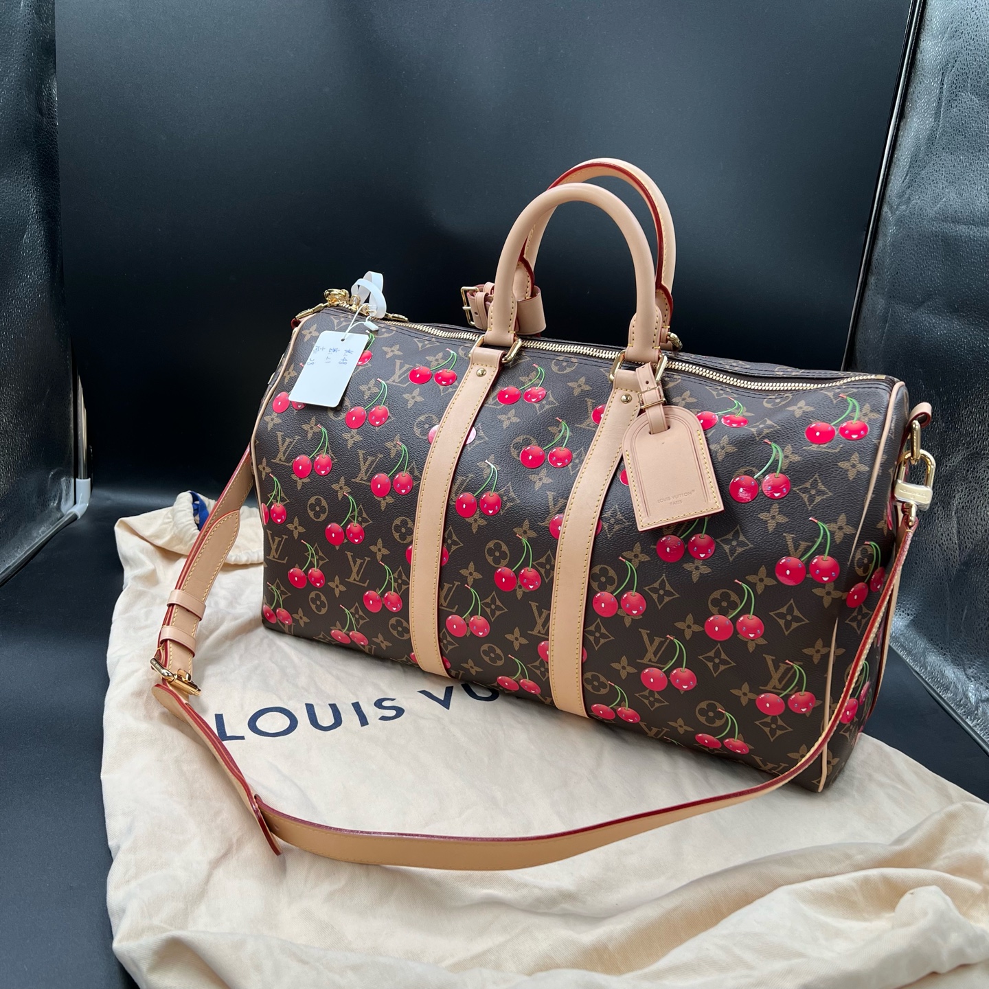 未使用 LouisVuitton/路易威登 pm 樱桃旅行包 均码 020835