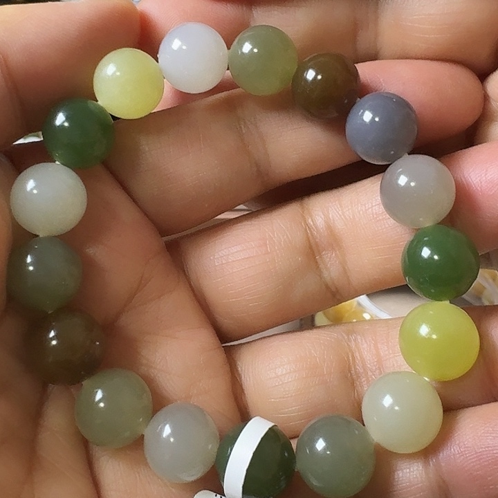 半***年和田玉（糖玉）未镶嵌手链