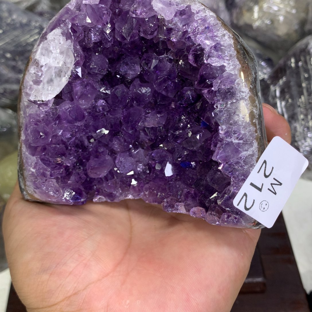 紫晶摆件未镶嵌水晶