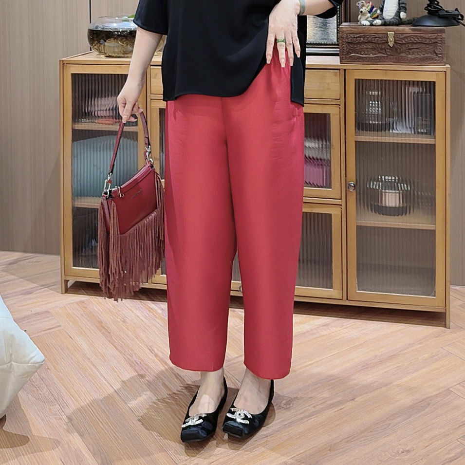 Chouduoduo·红装素裹时尚搭配百搭羊毛显瘦哈伦裤（不可机洗）