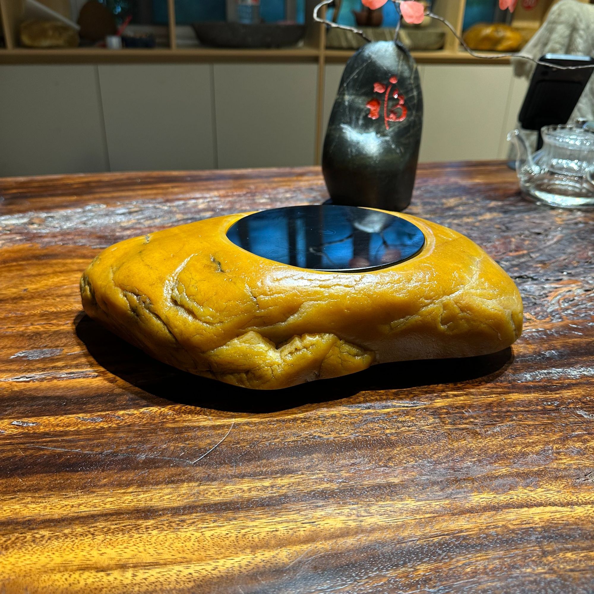 手工茶炉石头茶炉煮茶器电陶炉煮茶器家用茶道煮水创意耐热透明