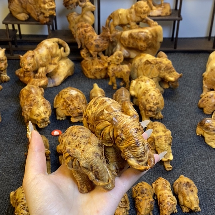 柏木你**字大象手把件手把件