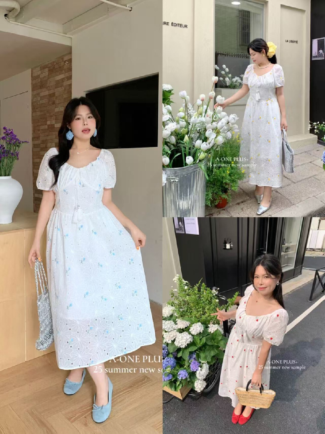 大码镂空连衣裙5250