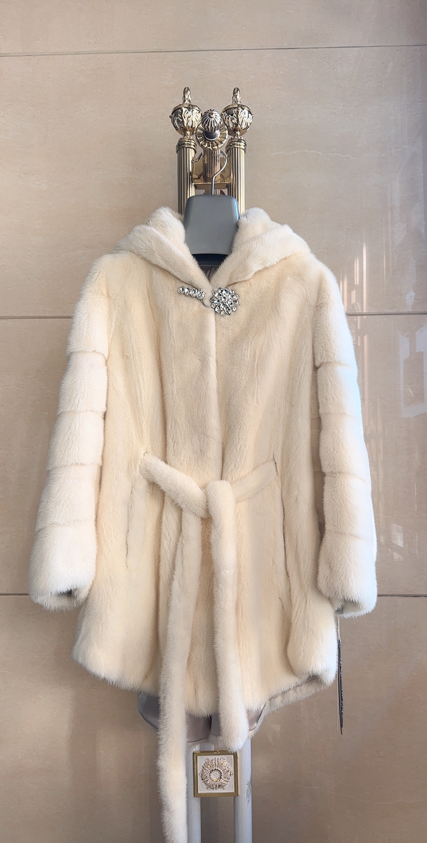 进口貂皮外套衣长服务80 胸围100 120斤内穿 支持退换