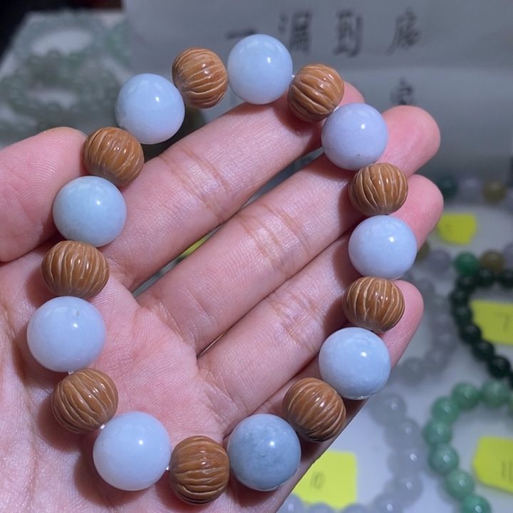 翡翠未镶嵌手链天然翡翠a货
