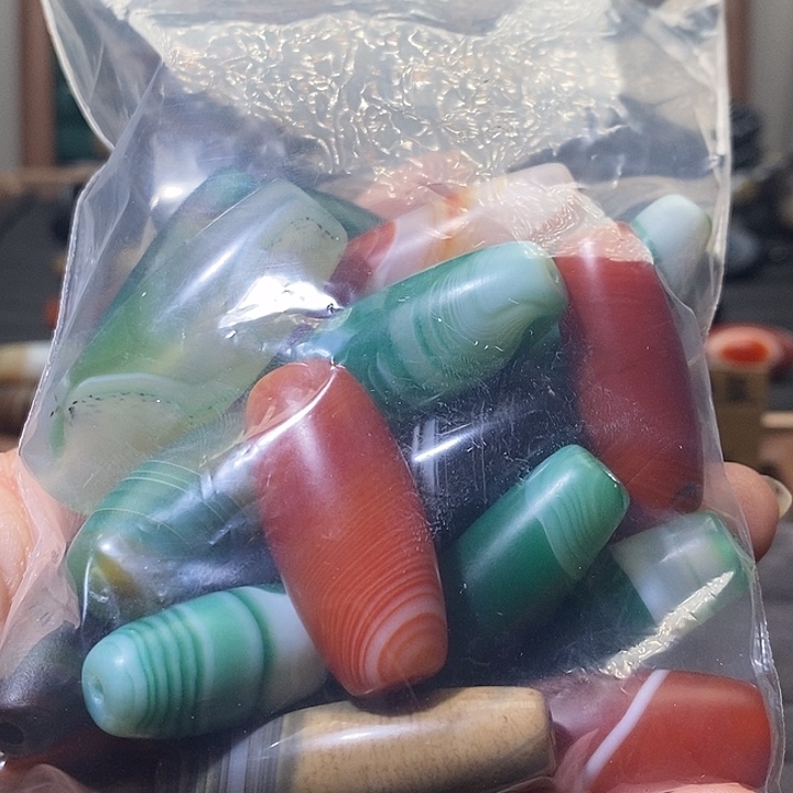 心***树玛瑙/玉髓未镶嵌吊坠(不含链)