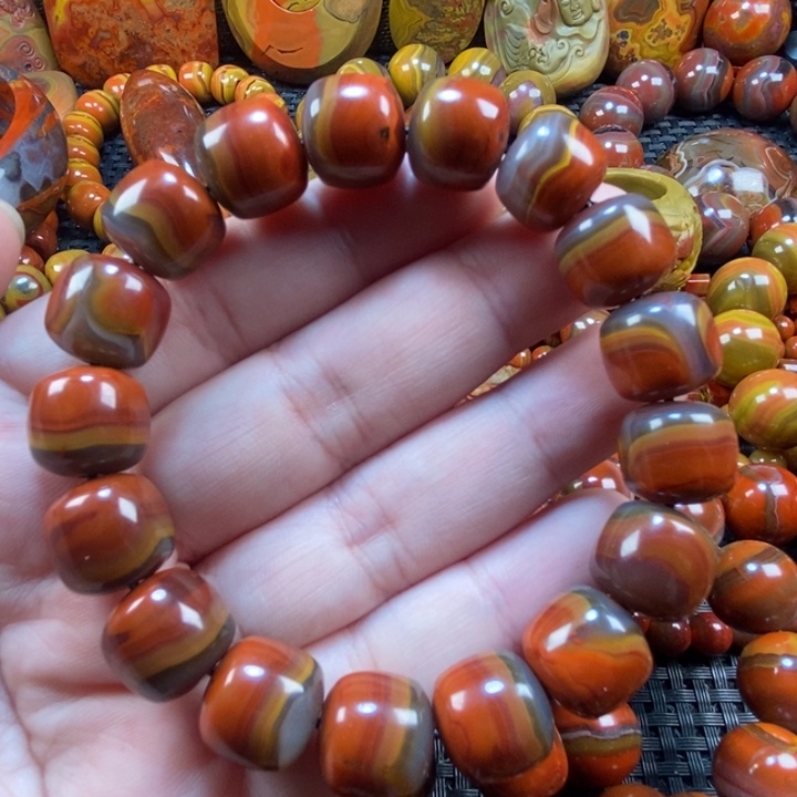 玛瑙/玉髓未镶嵌手链