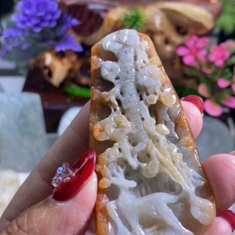 【闪购商品】颈饰未镶嵌翡翠鹿