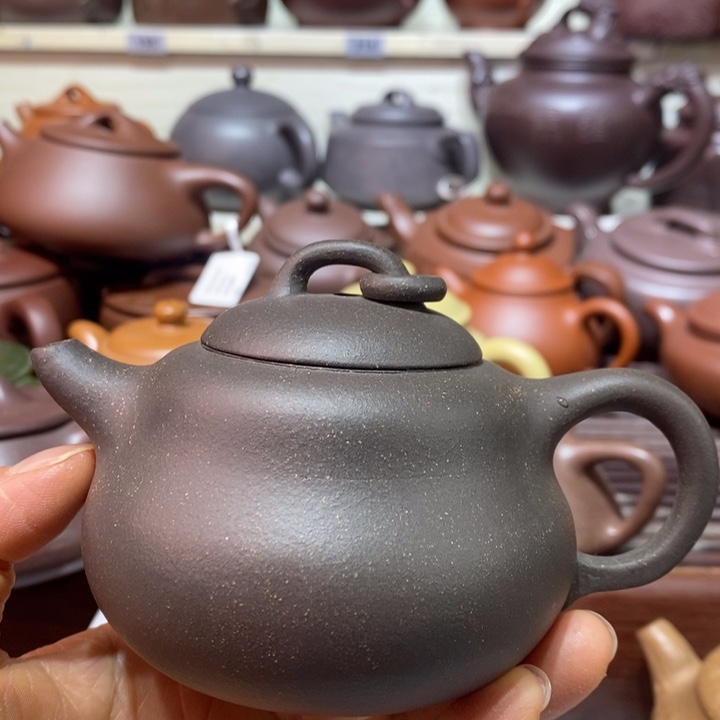茶壶紫砂微瑕处理一把