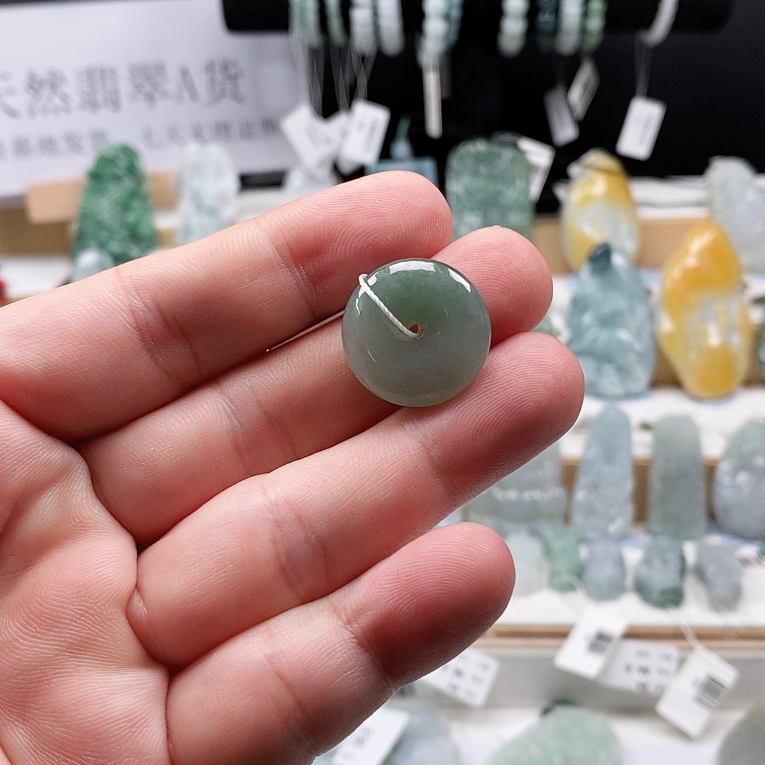 翡翠未镶嵌吊坠(不含链)6平安扣