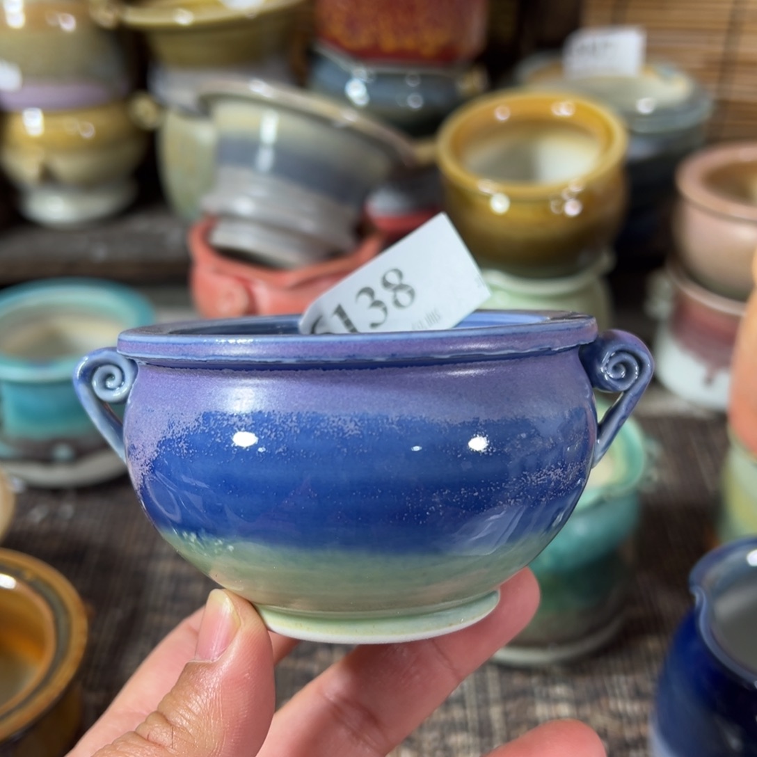 陶瓷景德镇手工花盆