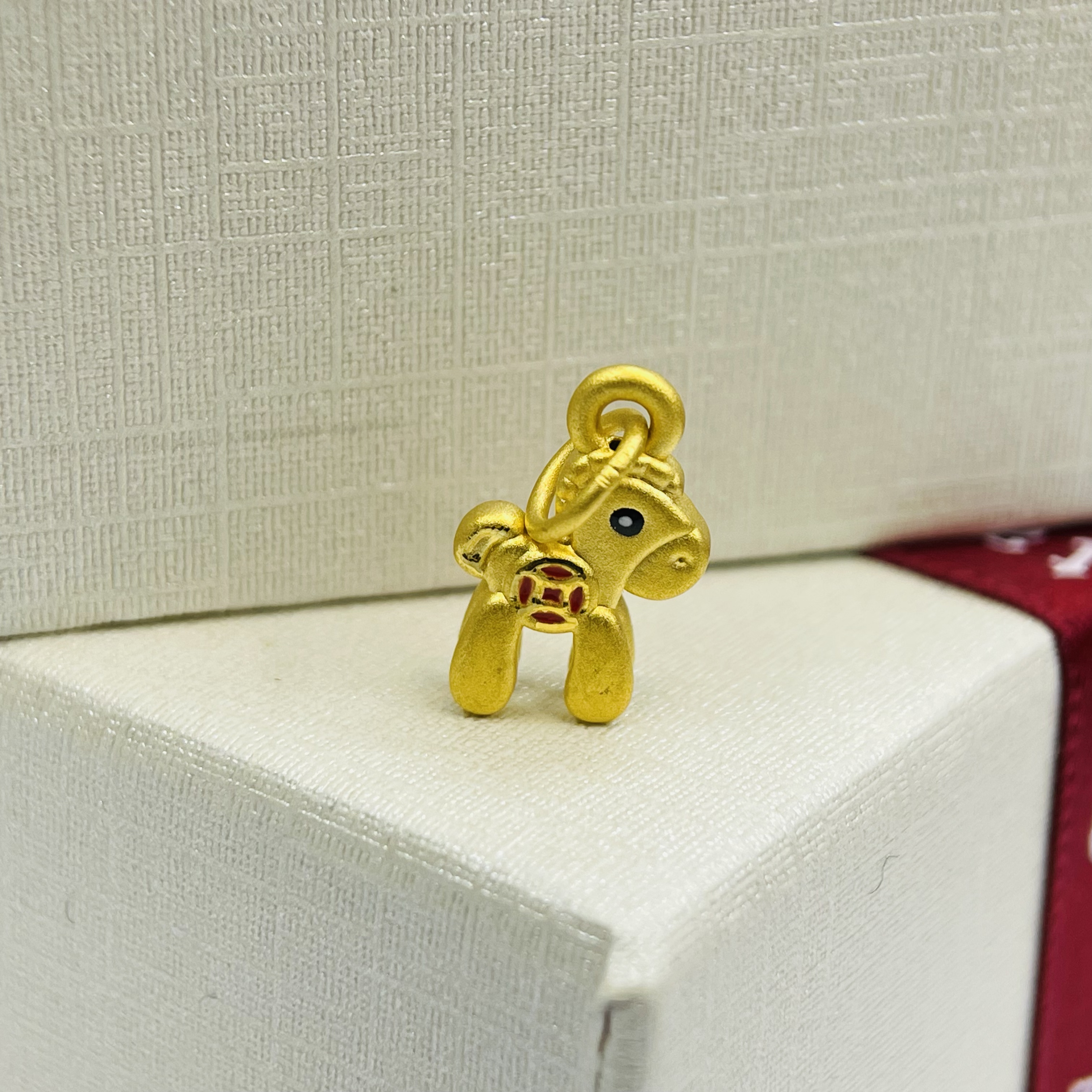 辉通黄金足金999珐琅马上有钱diyDP2568-0860