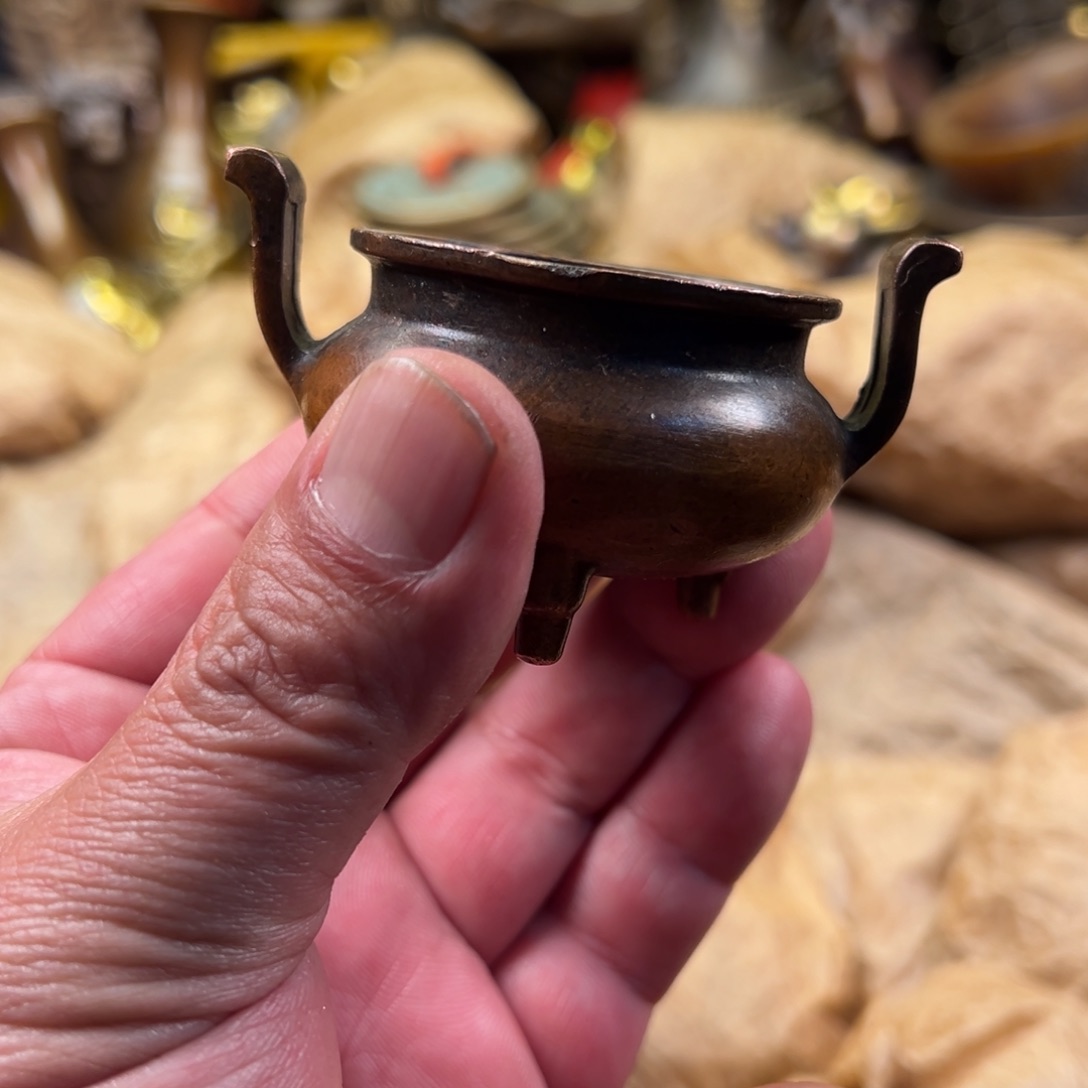 茶壶香炉铜器摆件