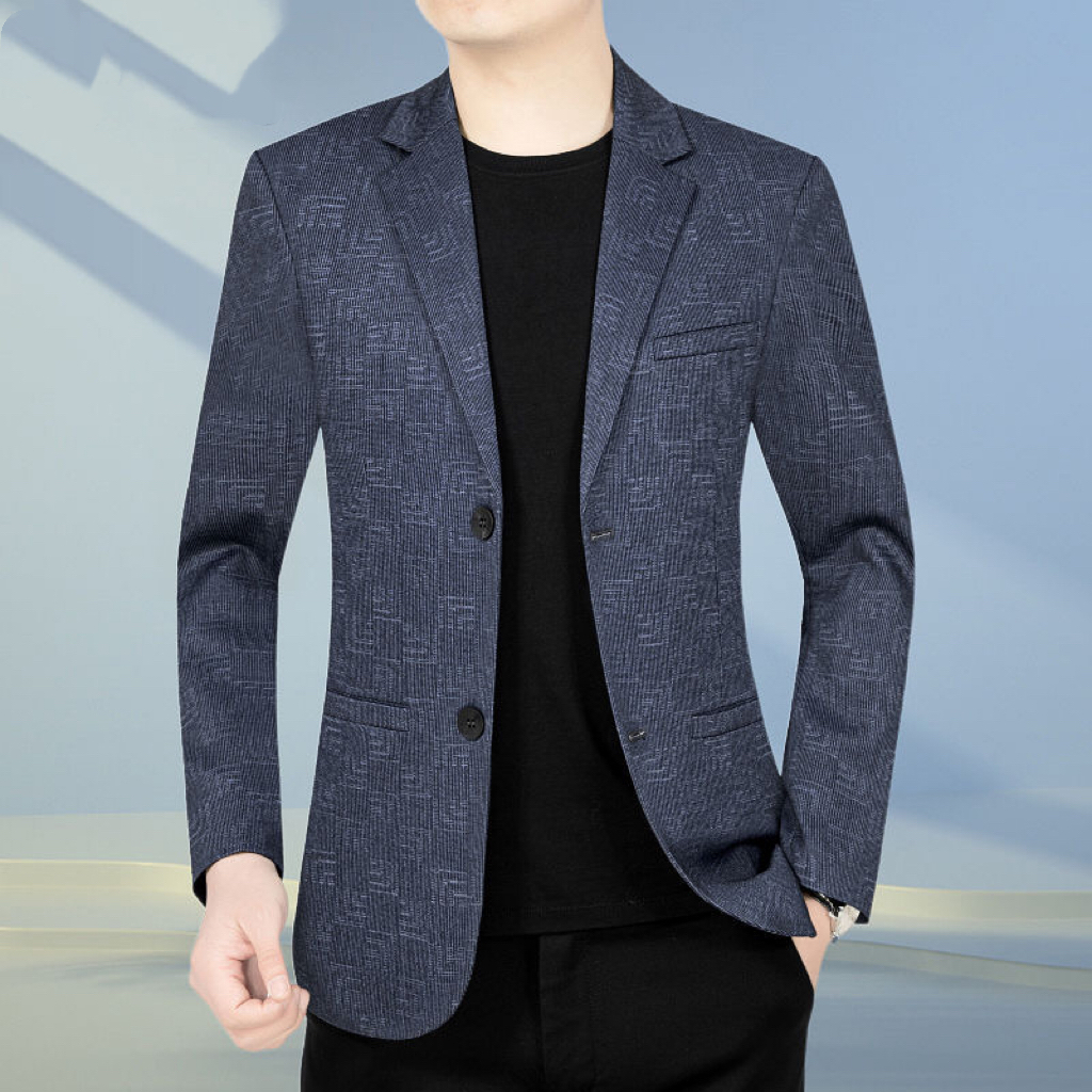 【断码青仓】男士春秋冬季西装商务休闲中老年西服修身单西外套